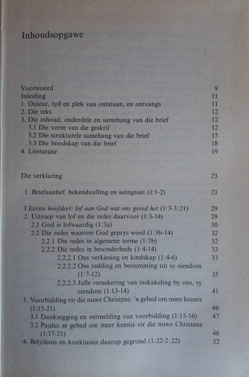Die brief aan die Efesiers verklaar deur dr JH Roberts