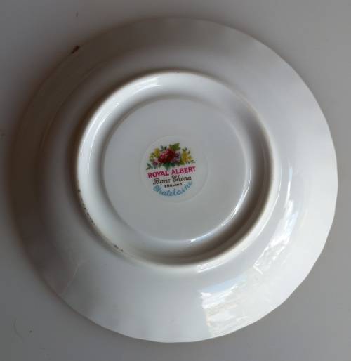 Royal Albert Chatelaine bone china saucer