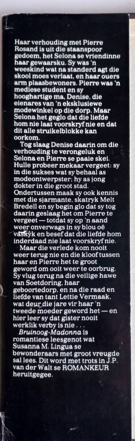 Bruinoog Madonna deur Susanna M Lingua