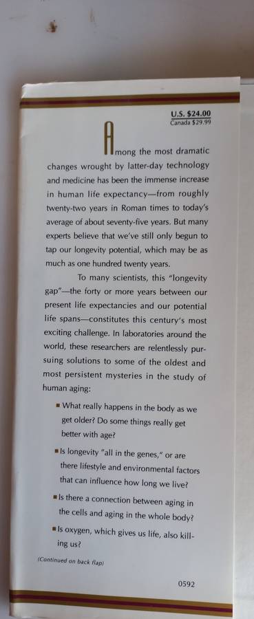 Longevity, the science of staying young by Kathy Keeton