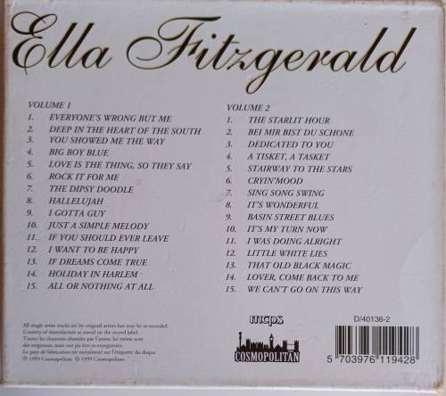 Ella Fitzgerald 2cd box set