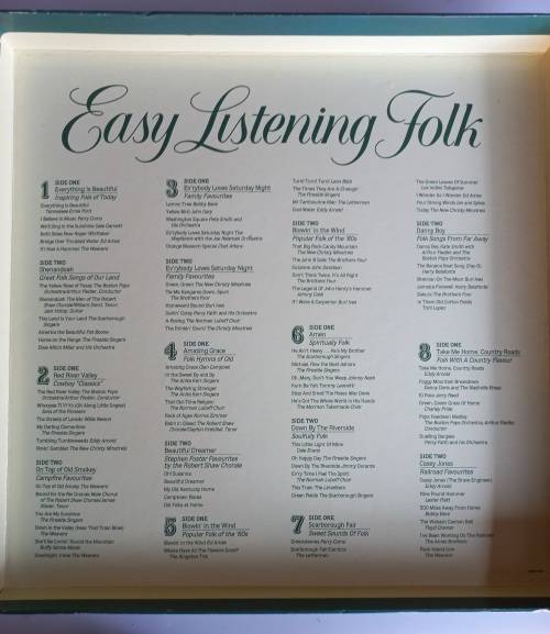 Easy listening folk - 8lp box set