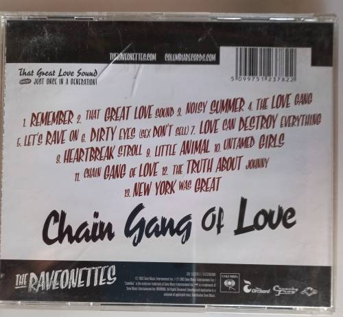 The Raveonettes - Chain gang of love cd