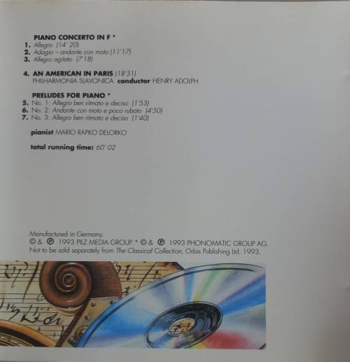 Gershwin - Modern masterpieces cd