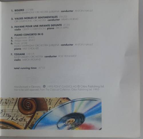Ravel - Dramatic masterpieces cd