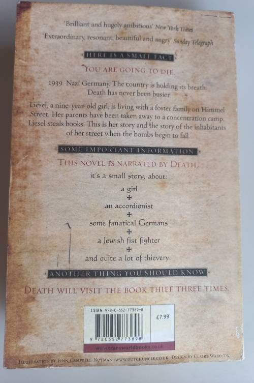 The book thief by Markus Zusak