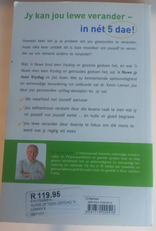 `n Nuwe jy teen Vrydag deur dr Kevin Lehman