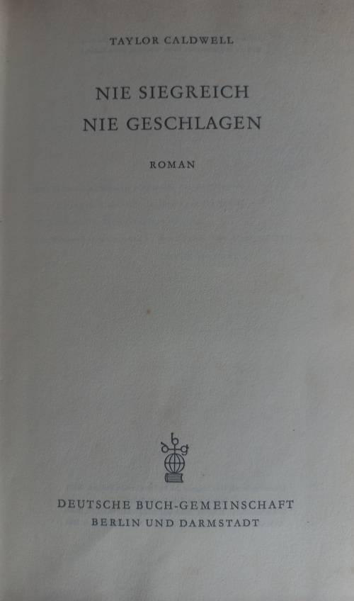 Nie siegreich nie geschlagen