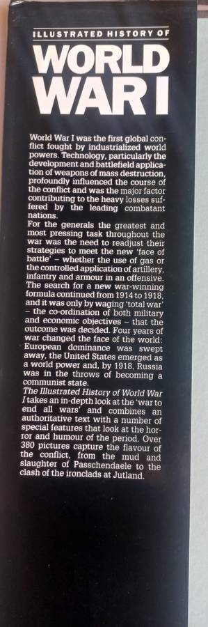 Illustrated history of world war I