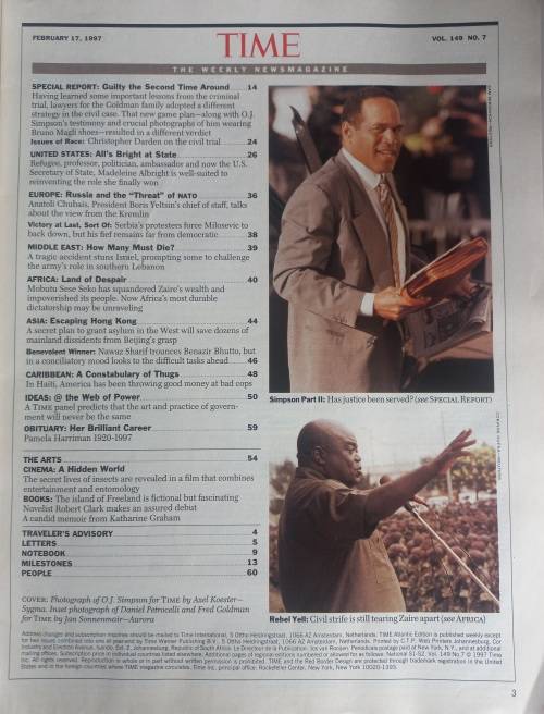 Time magazine - February 17, 1997