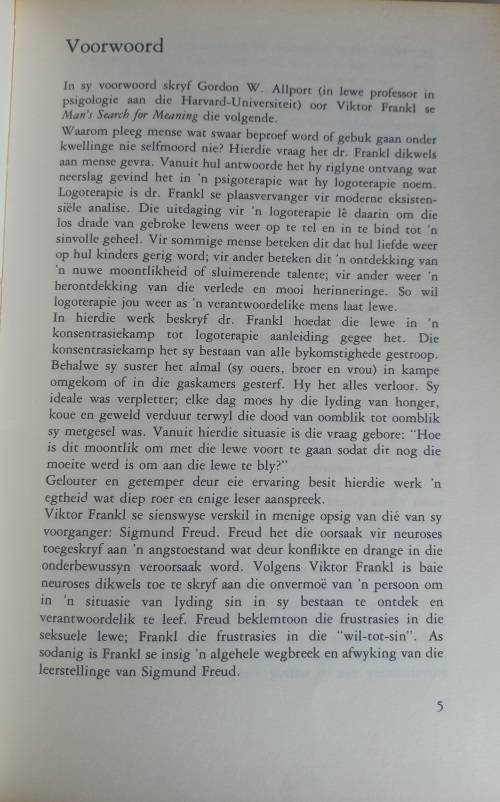 Waarom lewe ek deur Viktor Frankl