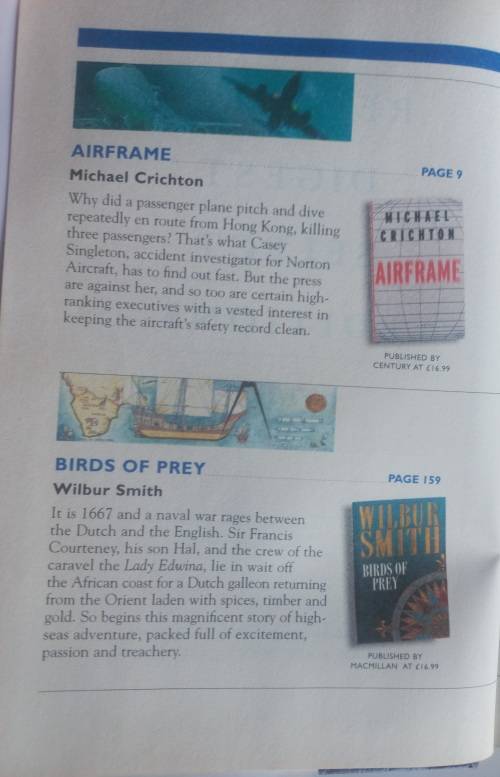 Reader`s digest select edition: Airframe, Birds of prey, The partner