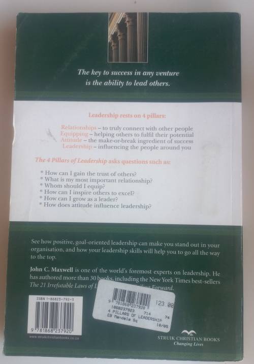 The 4 pillars of leadership by John C Maxwell