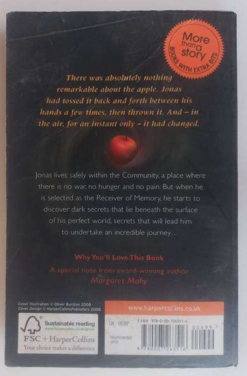 The giver by Lois Lowry