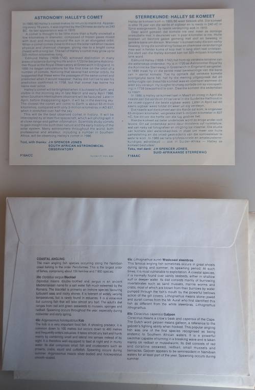 Edmund Halley FDC