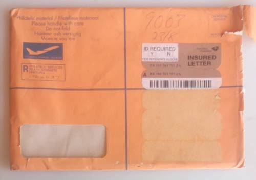 Etosha game reserve FDC plus original invoice