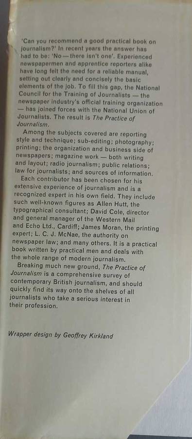 The practice of journalism