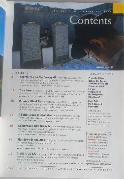 National Geographic February 2006