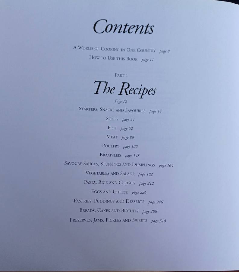 South African cookbook