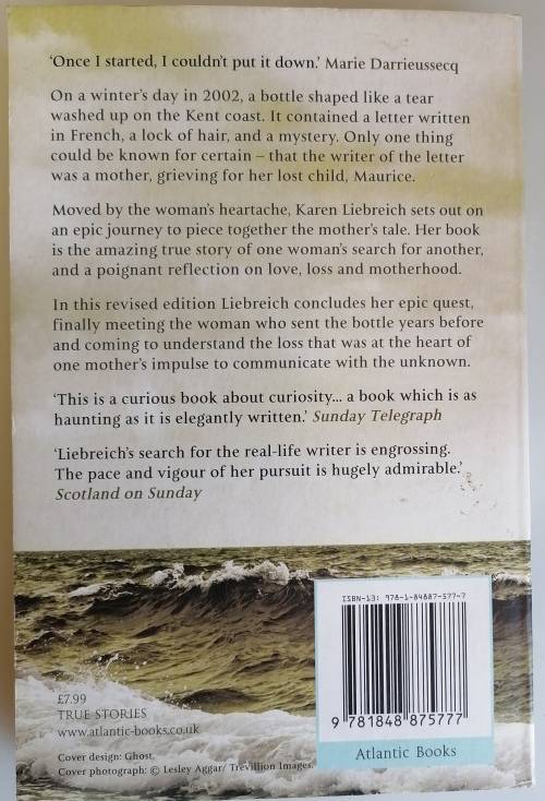 The letter in the bottle by Karen Liebreich