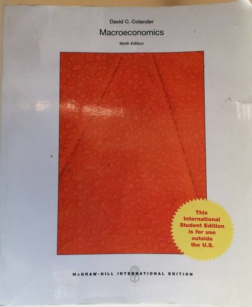 Macroeconomics by David C Colander