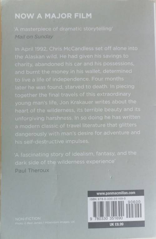 Into the wild by Jon Krakauer