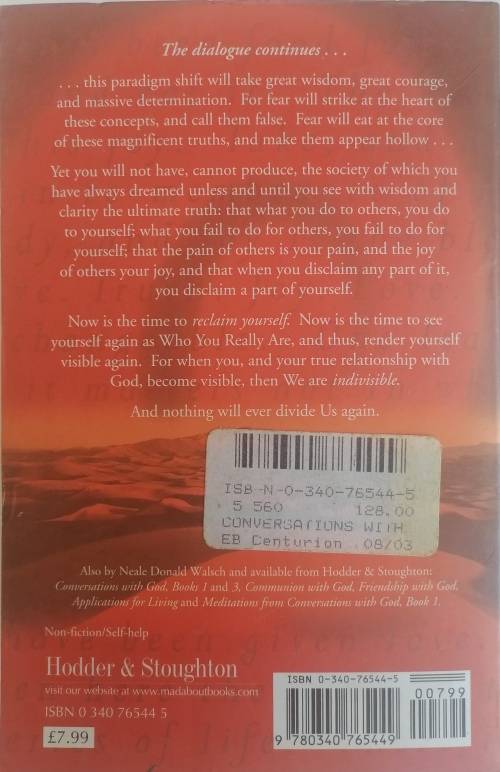 Conversations with God book two by Neale Donald Walsch