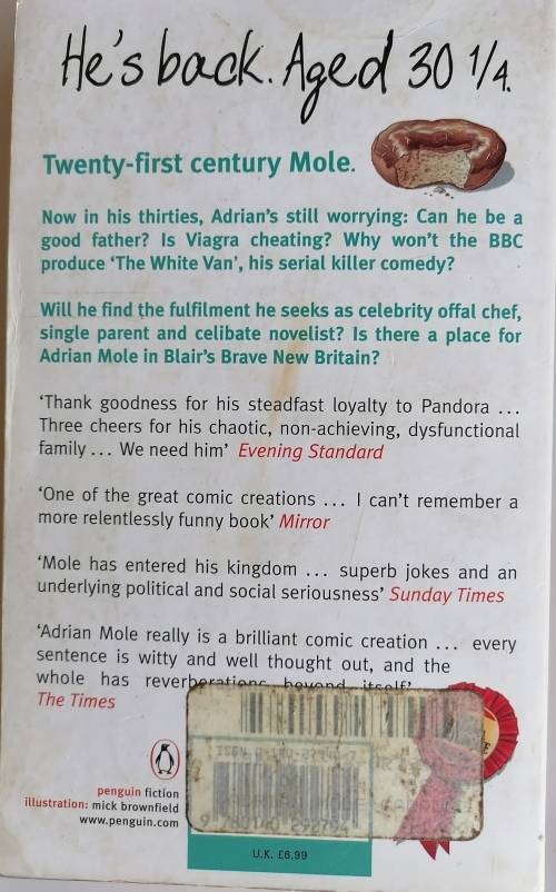 Adrian Mole the cappuccino years by Sue Townsend