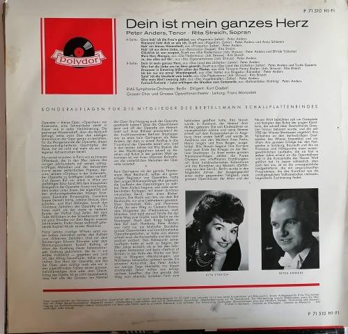 Dein ist mein ganzes Herz LP