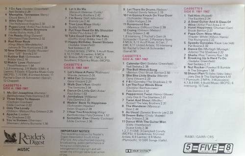 The golden age of Rock n Roll 5 x tapes in a case: Reader`s digest