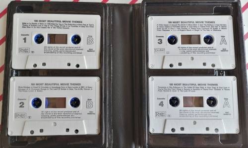 100 Most beautiful movie themes: 4 x tapes in a case