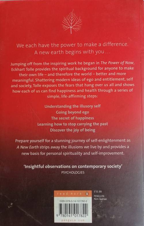 A new earth by Eckhart Tolle