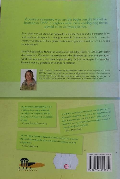 Vinnig en maklik resepte uit vrouekeur