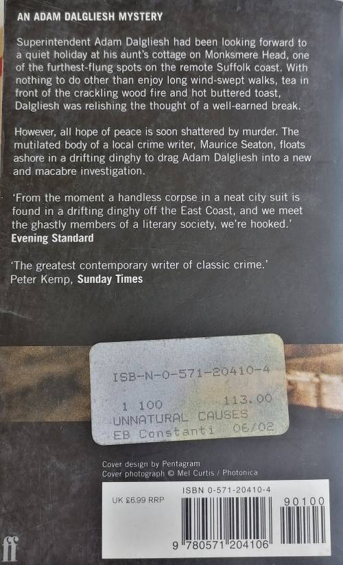 Unnatural causes by PD James