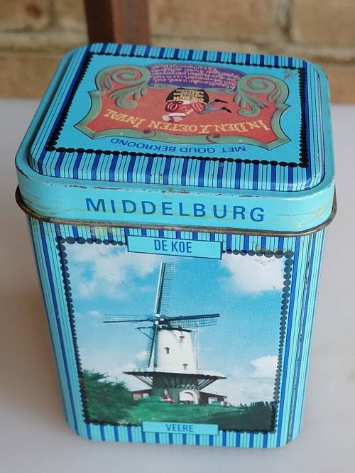JB Diesch vintage tin