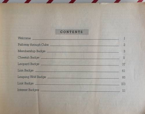 The cub trail (Boy scouts)