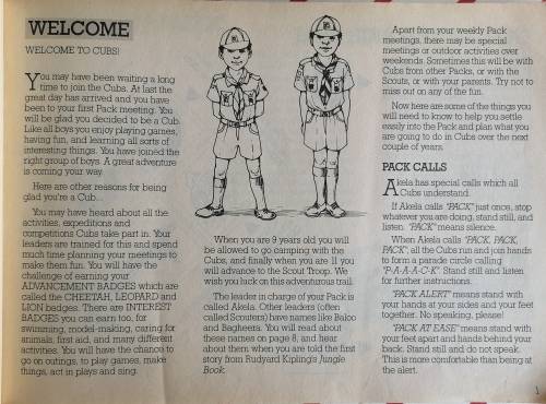 The cub trail (Boy scouts)