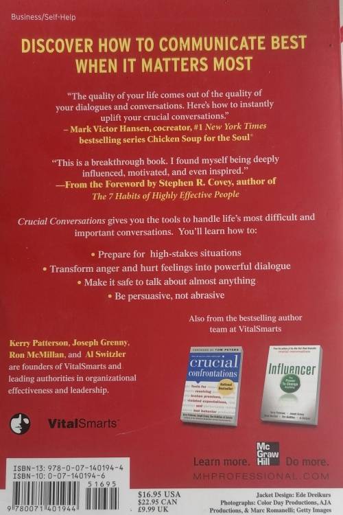 Crucial conversations