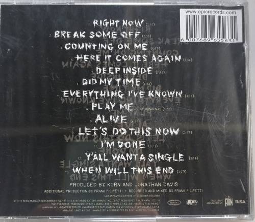 Korn - Take a look in the mirror cd