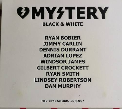 Mystery Black and White dvd