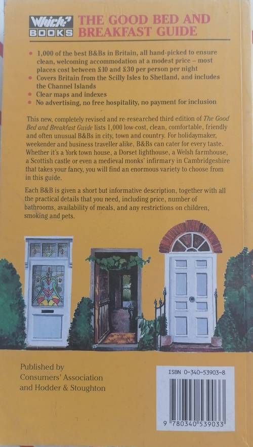 The good bed and breakfast guide