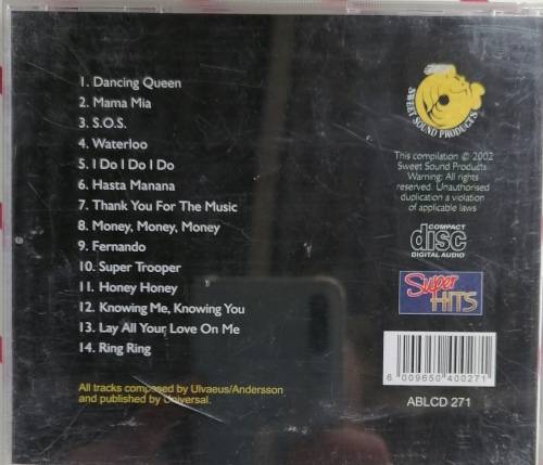 Abba platinum hits 1972 - 1982 tribute cd