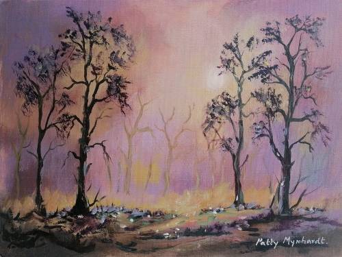Patty Mynhardt `Dusk` painting
