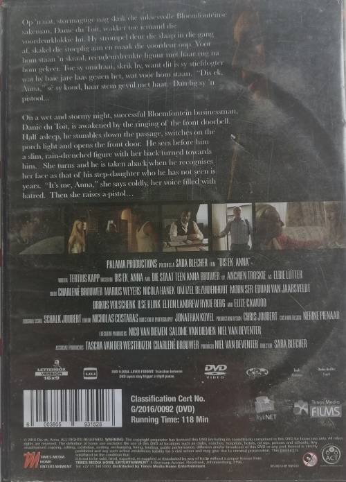 Dis ek, Anna dvd