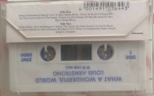 Louis Armstrong What a wonderful world tape