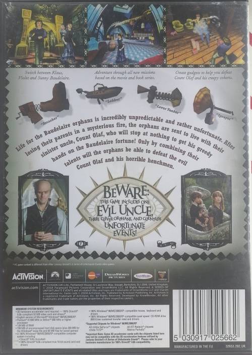 Lemony Snicket`s A series of unfortunate events PC