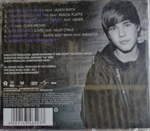 Justin Bieber Never say never cd