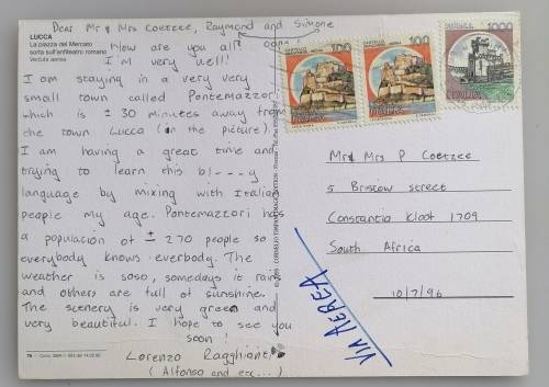 Lucca postcard