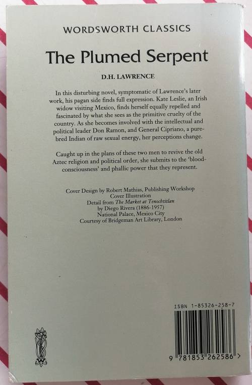 The plumed serpent by DH Lawrence
