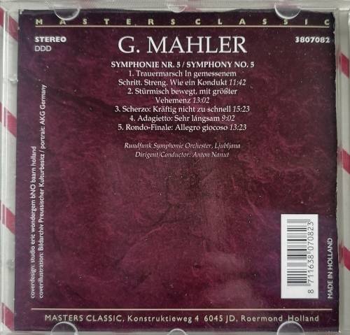 Masters classic: Mahler cd